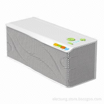 Stereo Wireless Portable Bluetooth Speaker, 2.0 Channels, Handsfree, FM Radio